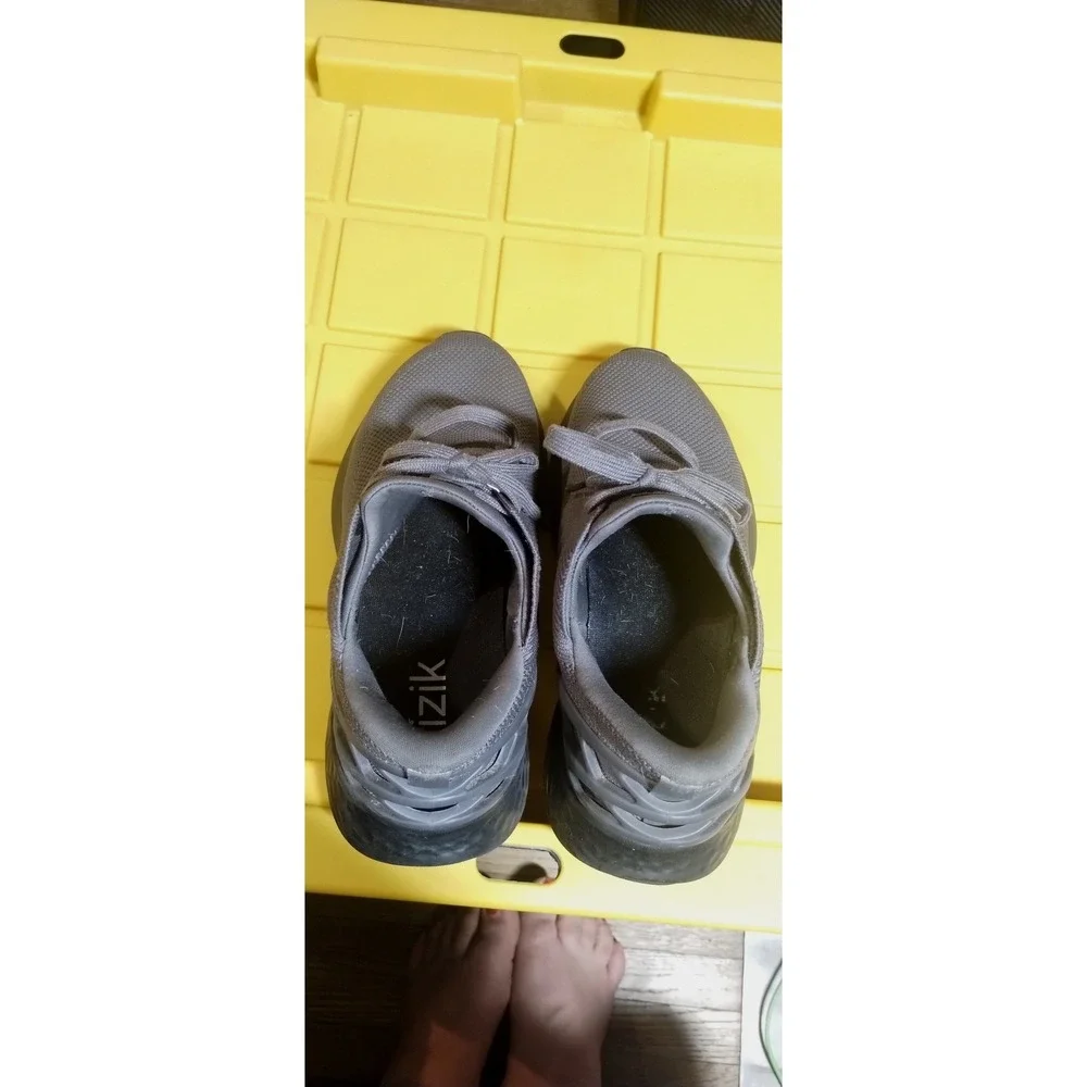 Kizik Roamer Hands-Free Gray Mesh Athletic Slip On Sneakers Mens 11.5